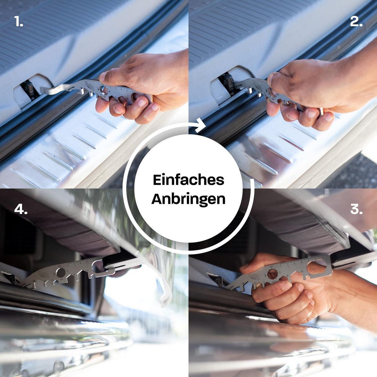 Camper Multitool extra langer Heckklappenhaken 20 cm