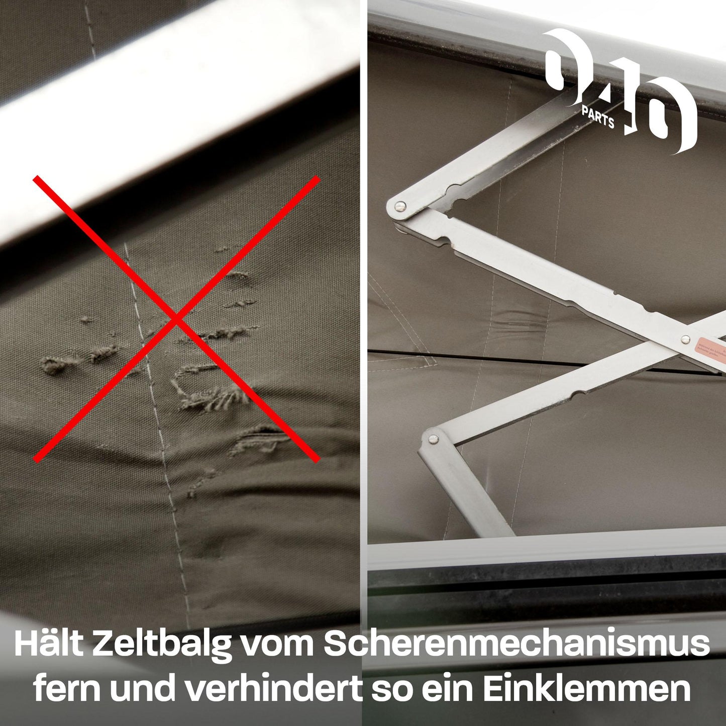 Camper Spanngummi für Aufstelldach mit Schnellspanner