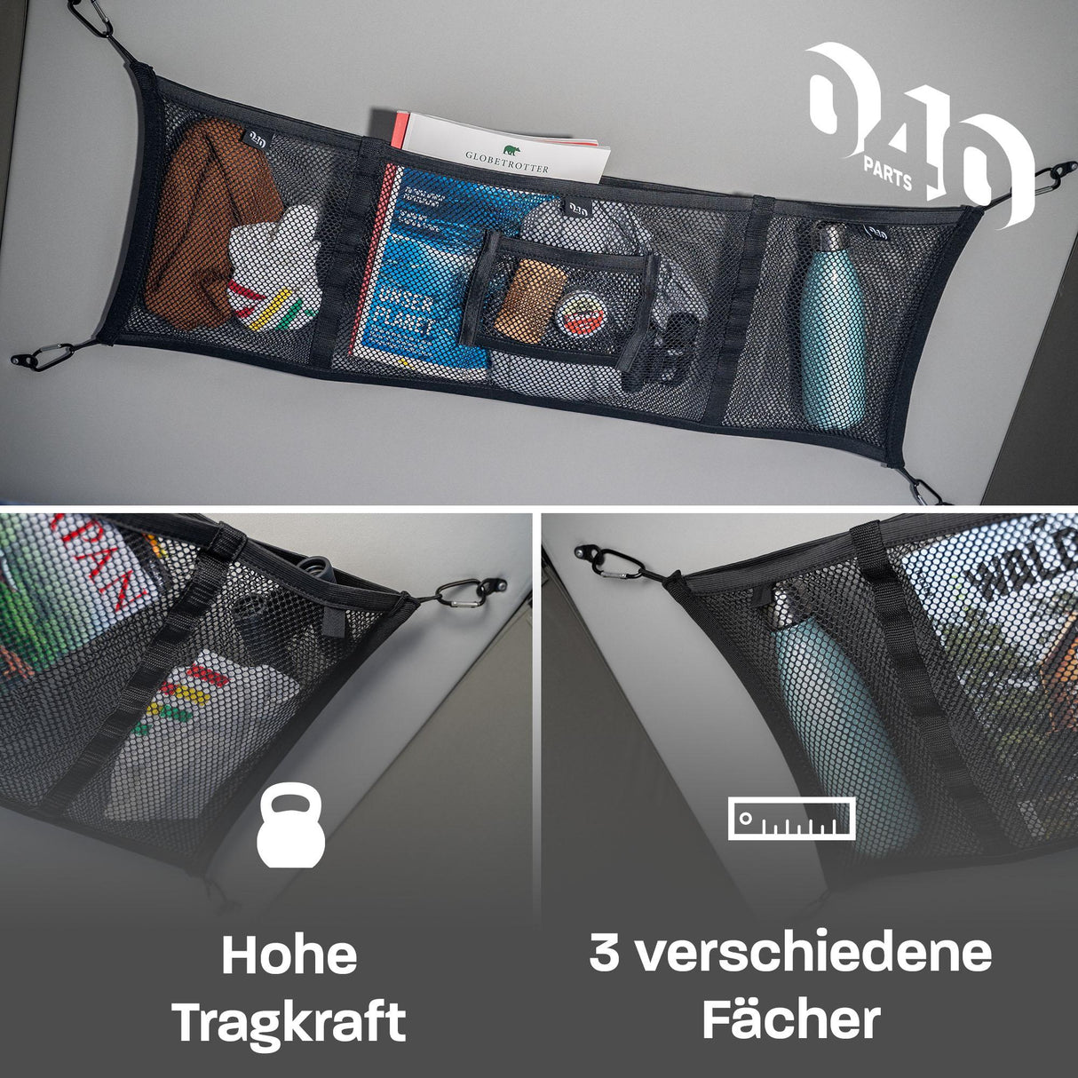 Camper Aufbewahrungs-Netz Aufstelldach für VW T5/T6/T6.1 California