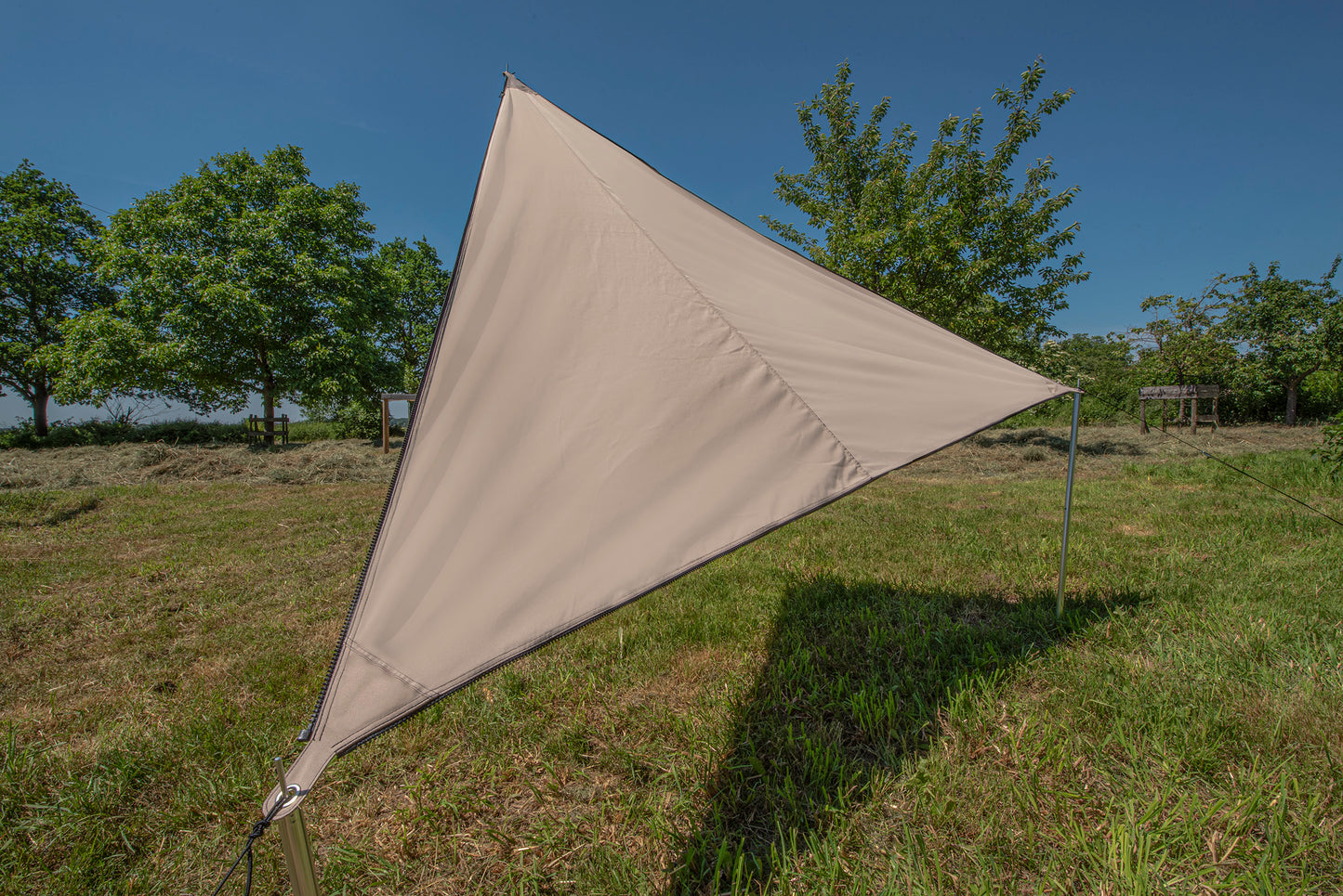Verbindbares Sonnensegel TC-Zip-Canvas Afrika oker