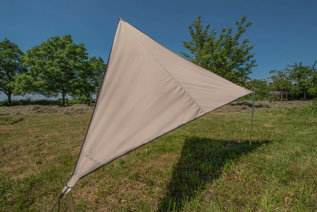 Verbindbares Sonnensegel TC-Zip-Canvas Afrika oker