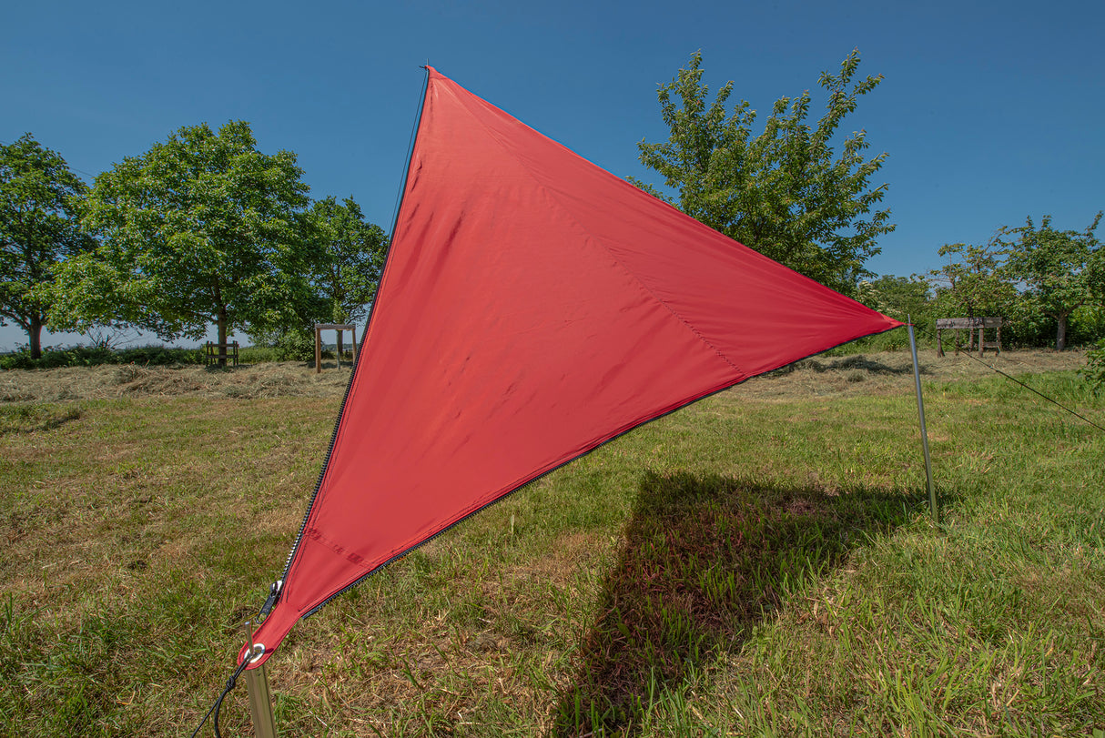 Verbindbares Sonnensegel Zip-Canvas Orient rot