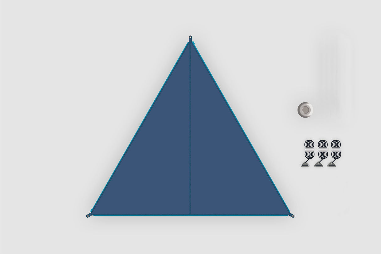 Verbindbares Sonnensegel Zip-Canvas Neuseeland dunkelblau