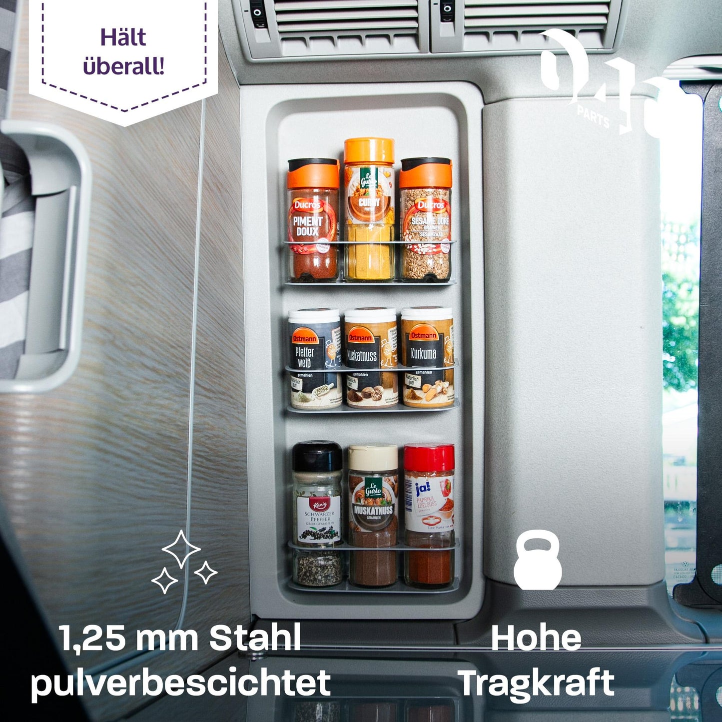 Camper Gewürzregal perfekt für VW California