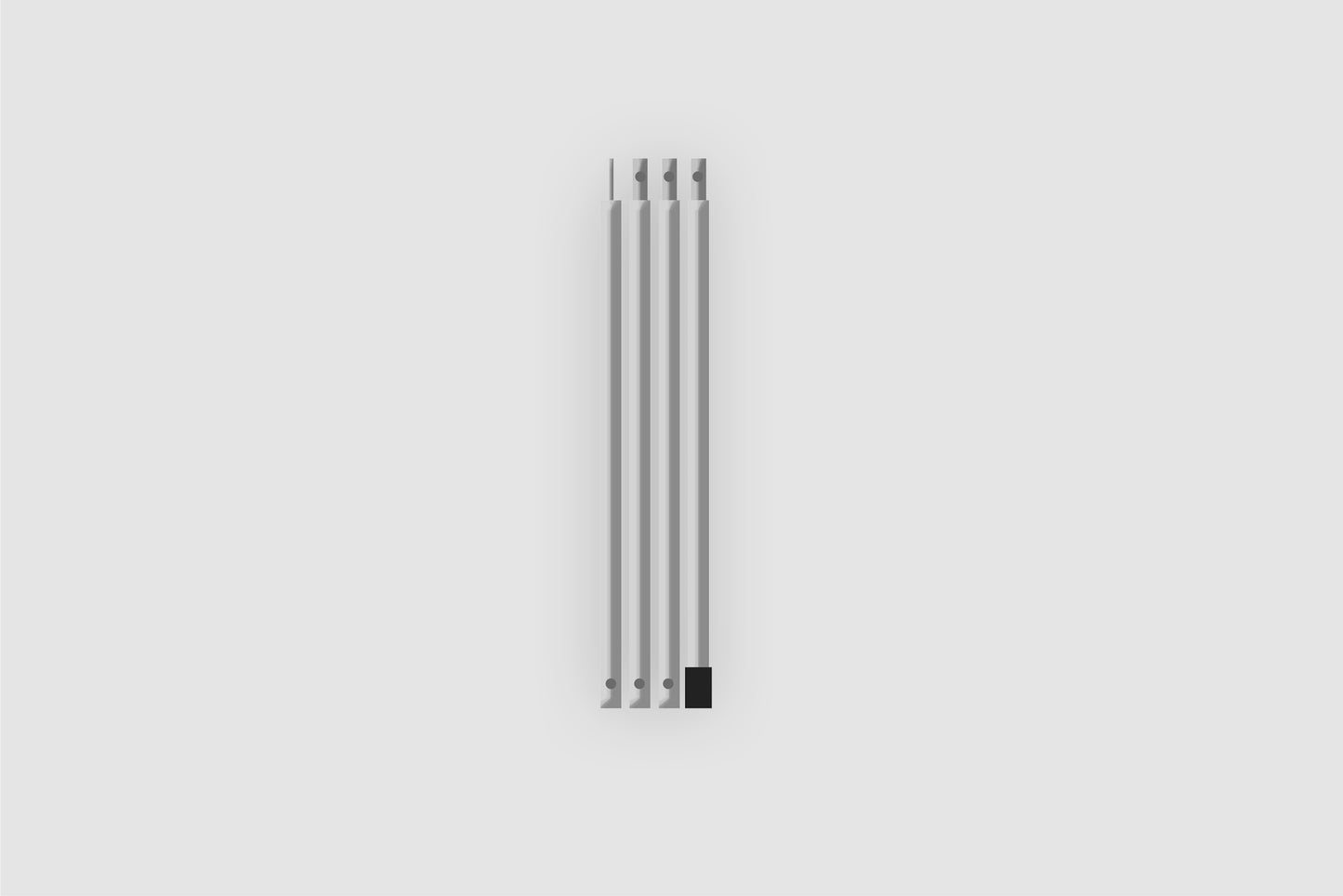 Aluminium Aufstellstange