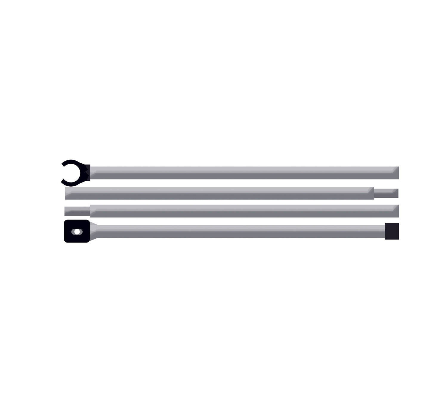 Aluminium First-Spannstab