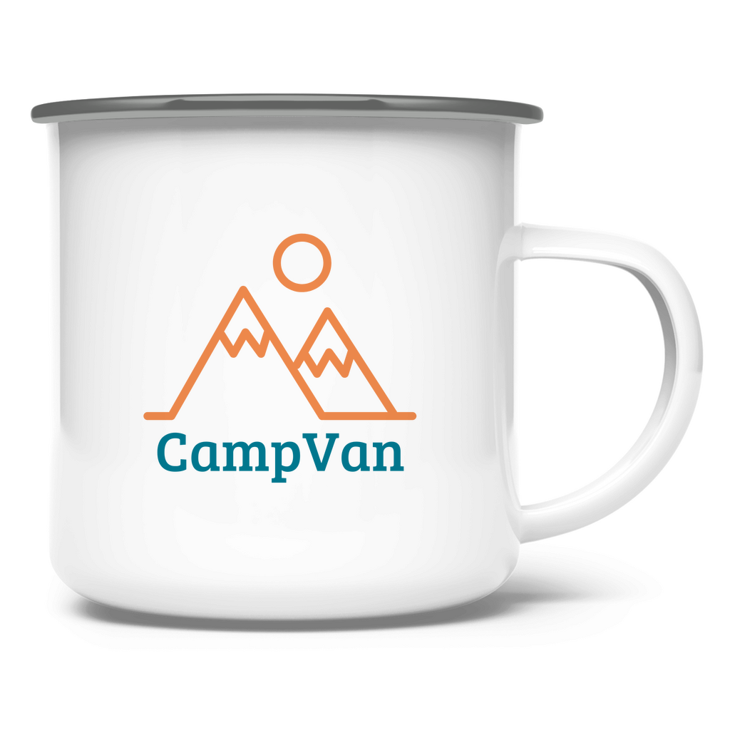 Emaille Tasse - NEVERMIND