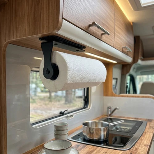Camper Küchenrollenhalter + Metallleiste (3M)