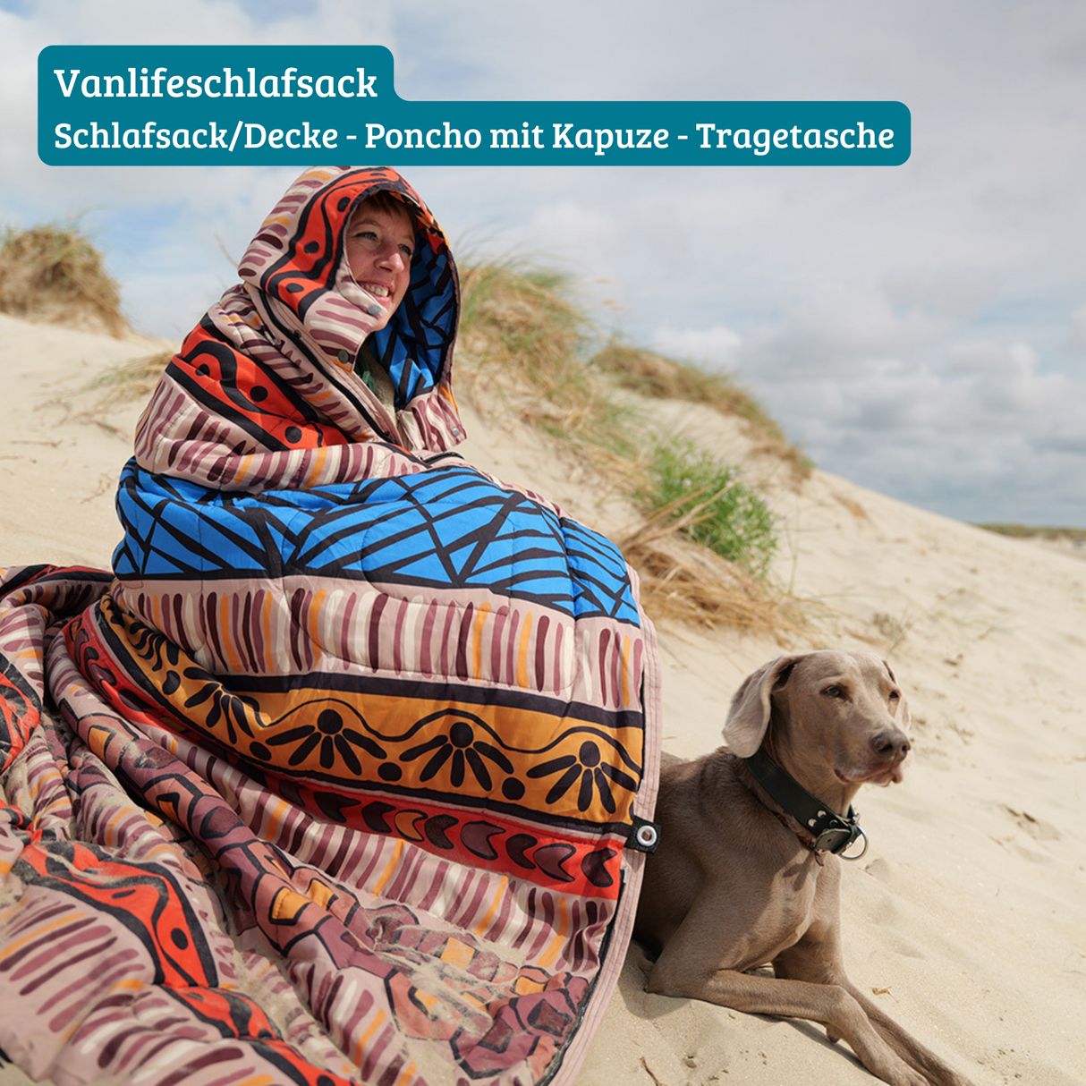 Schlafsack/Decke Bentcho Afrika
