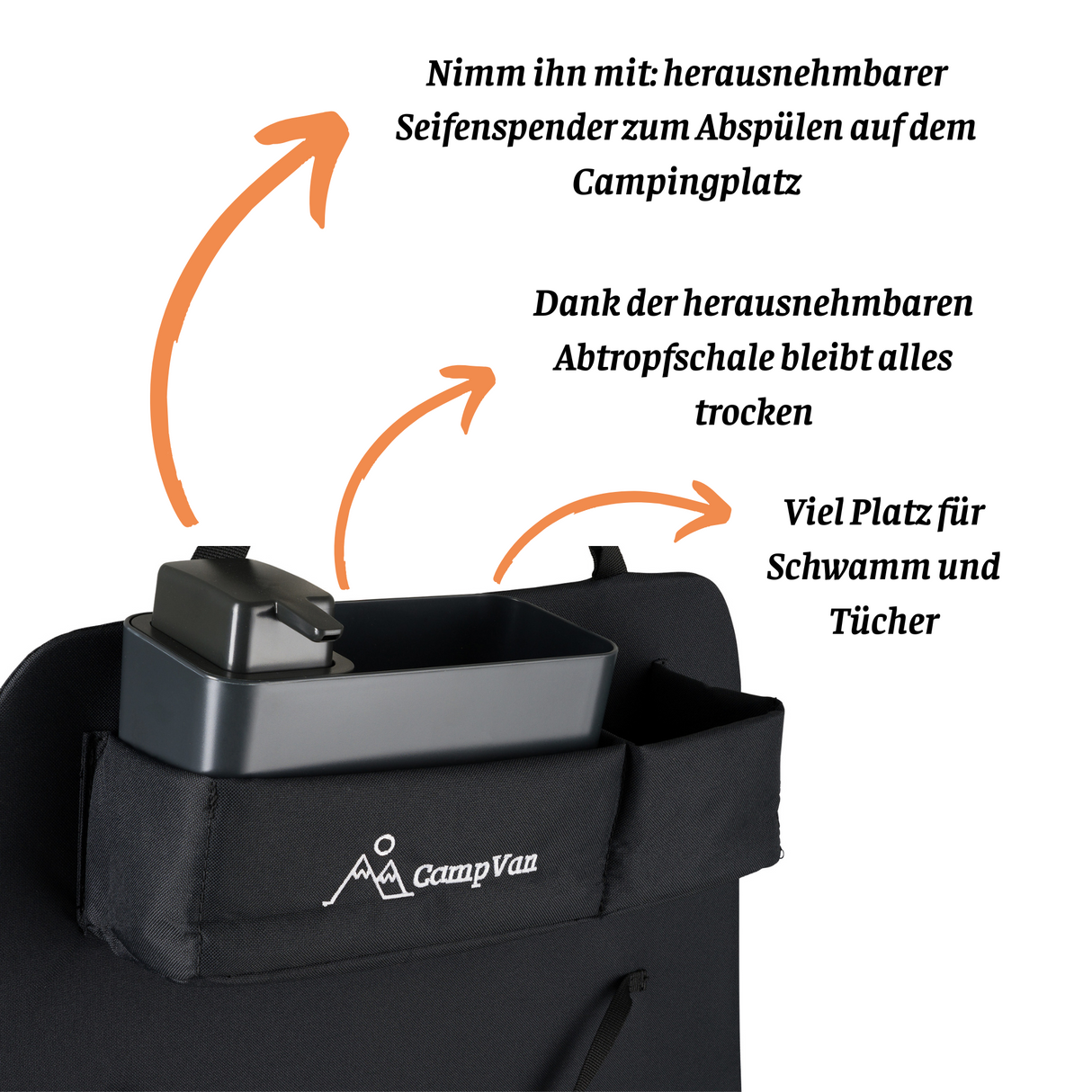 Camper Rückenlehnenorganizer Organizer 01