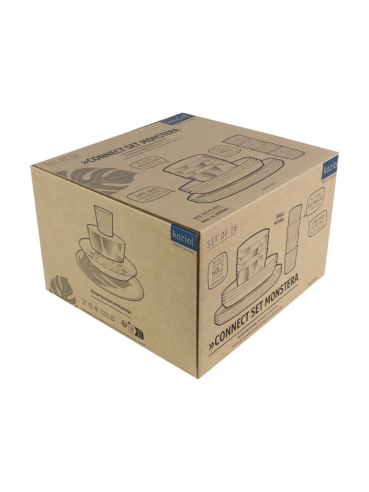 Geschirrset 16-teilig CONNECT SET MONSTERA