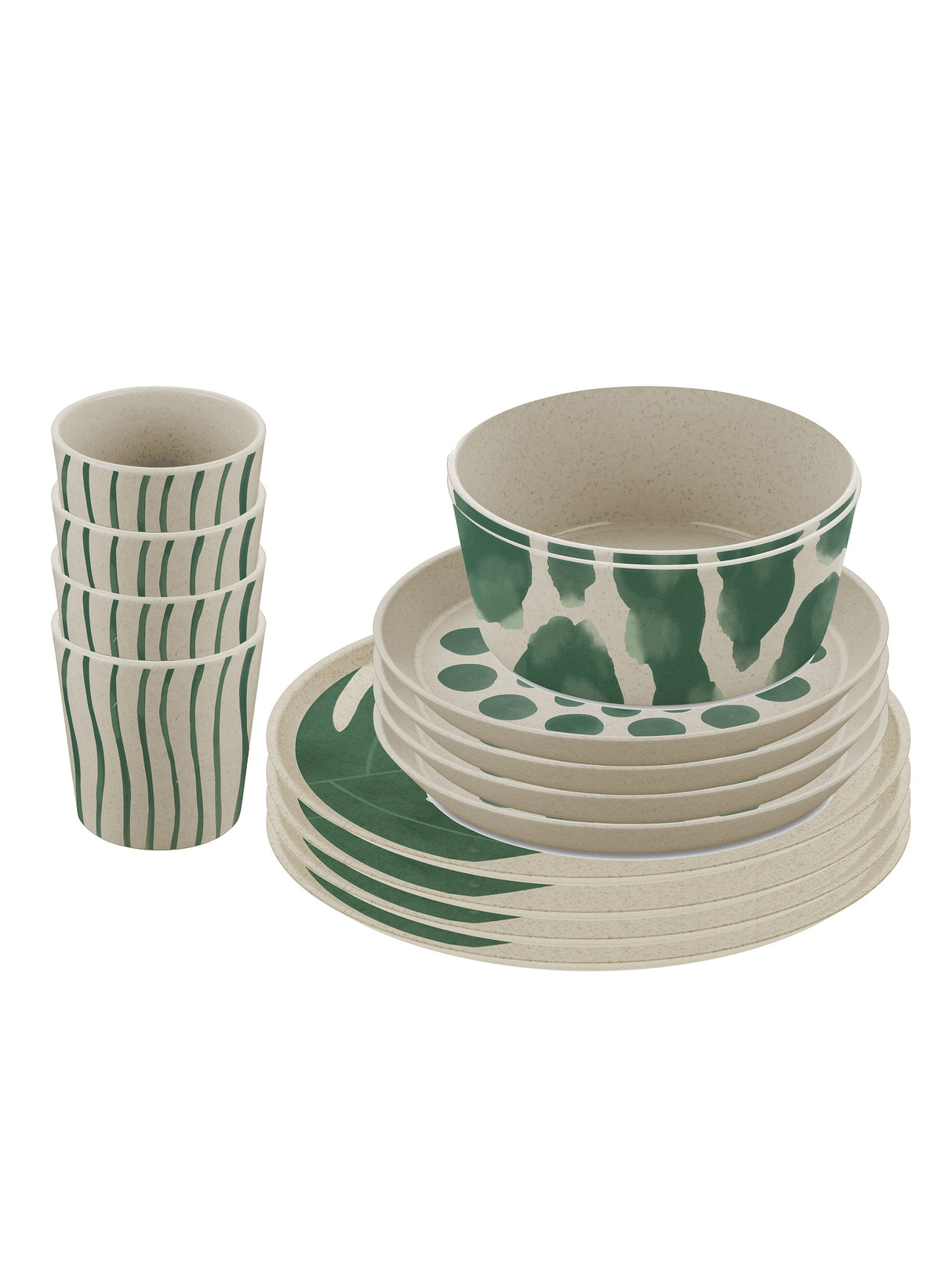 Geschirrset 16-teilig CONNECT SET MONSTERA