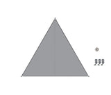 Verbindbares Sonnensegel TC-Zip-Canvas dunkelgrau