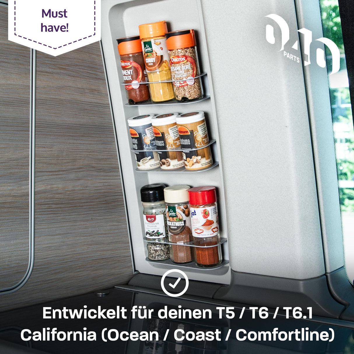 Camper Gewürzregal perfekt für VW California