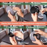 2er Bundle Magnet MagUp Pad S + Flexigel Pad schwarz