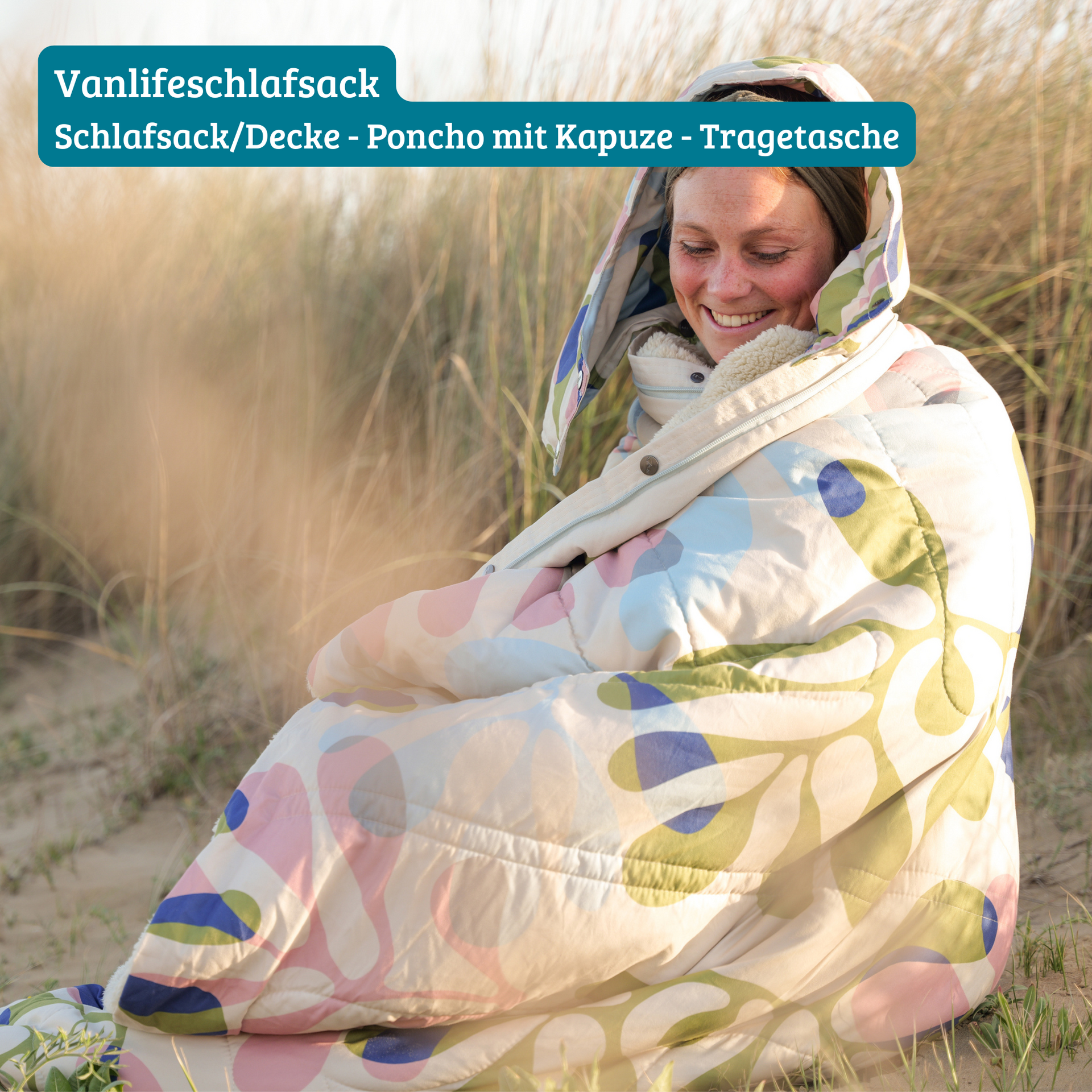 poncho schlafsack BENT Vanlife Schlafsack/Decke/Poncho Bentcho Skandi – CampVan
