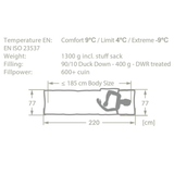 Daunenschlasack Alpsee 400