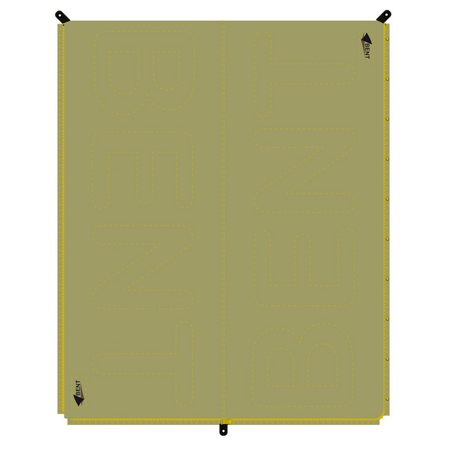 Schlafsack/Decke Bentcho moos