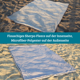 Schlafsack/Decke Bentcho grau