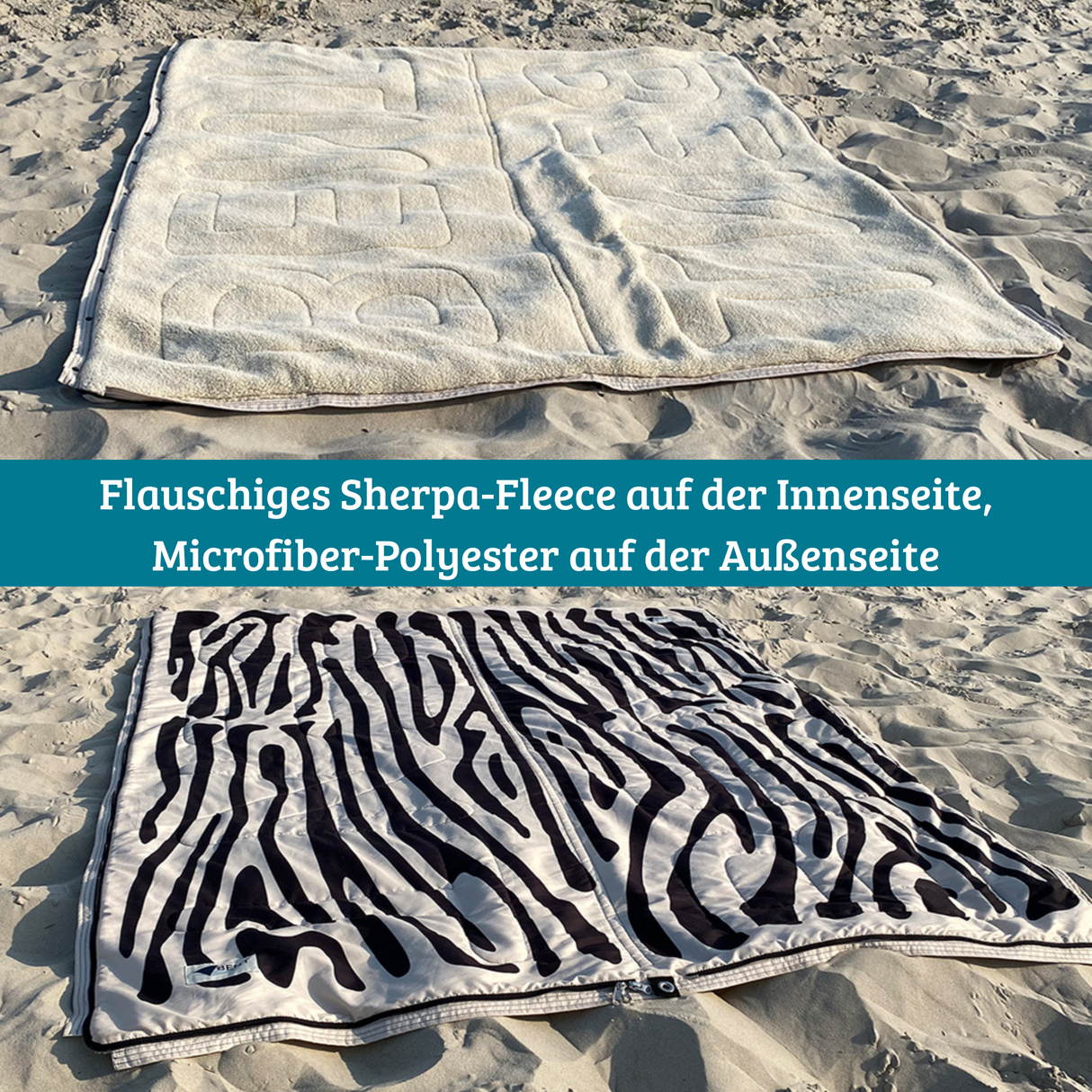 Schlafsack/Decke Bentcho Zebra