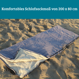 Schlafsack/Decke Bentcho grau