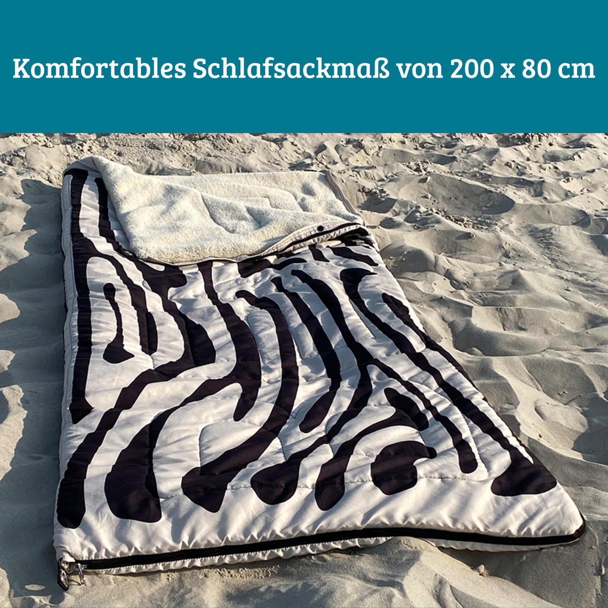 Schlafsack/Decke Bentcho Zebra