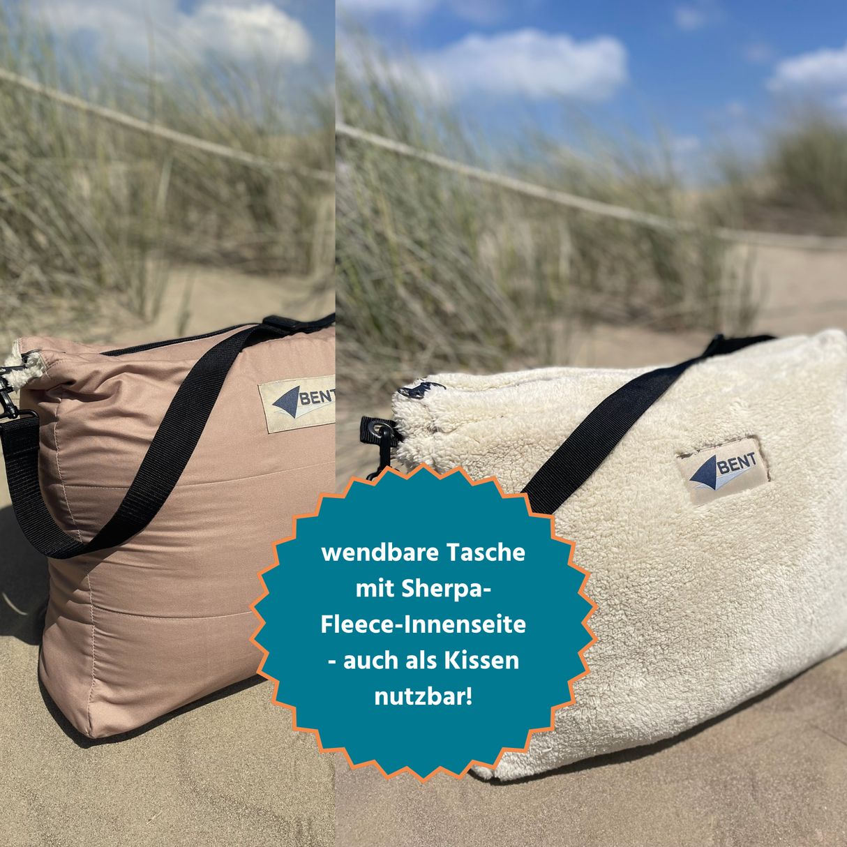 Schlafsack/Decke Bentcho nomad