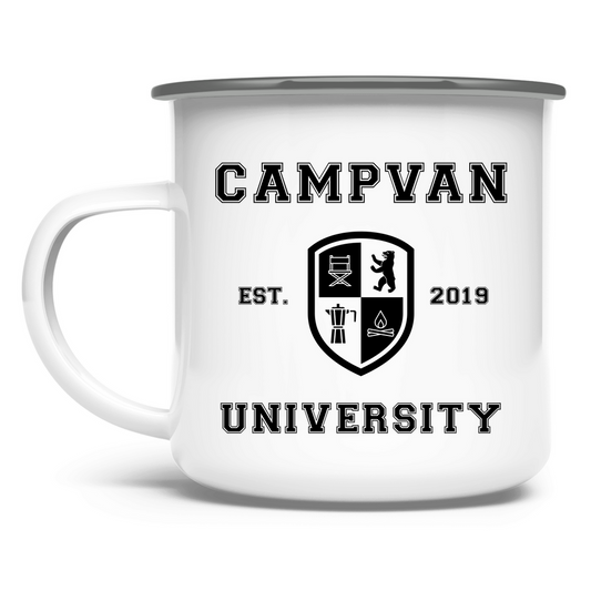 Emaille Tasse - UNIVERSITY