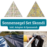 Sonnensegel Set Skandi